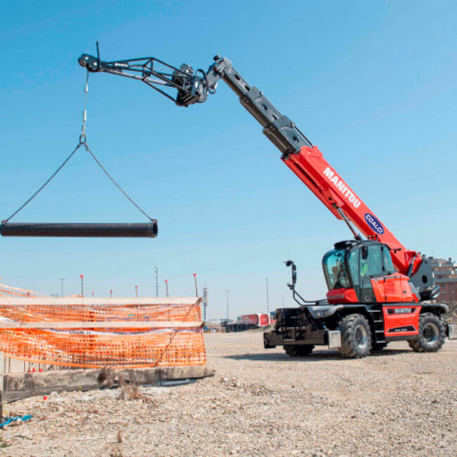 Manipulador telescópico en obra para construcción e industria - Coalci