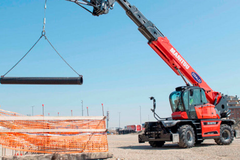 Manipulador telescópico en obra para construcción e industria - Coalci