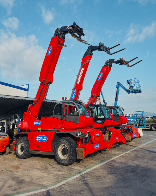 Manipuladores telescópicos y giratorios en alquiler – Coalci