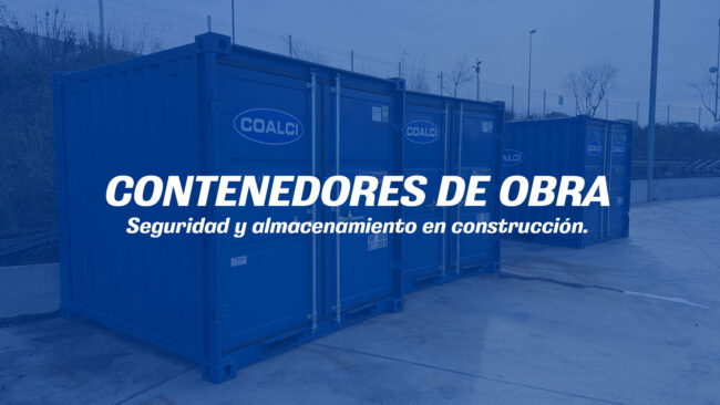 Alquiler de contenedores de obra