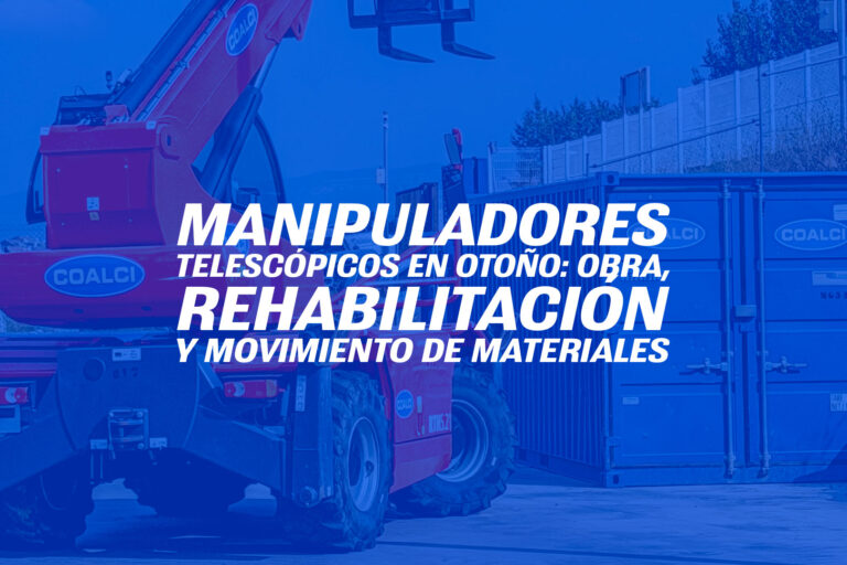 Manipuladores telescópicos en otoño: obra, rehabilitación y movimiento de materiales